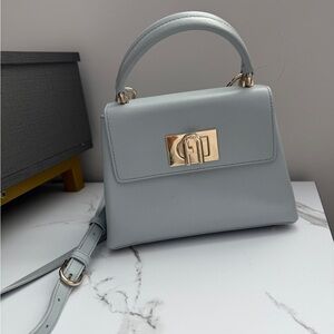 Furla Light Blue Satchel